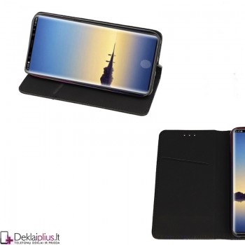 Telone atverčiamas dėklas - juodas (Samsung Note 9)